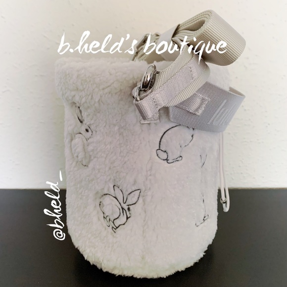 lululemon Lunar New Year Crossbody Bucket Bag Fleece Rabbit Plush Embroidery NWT - Picture 8 of 15